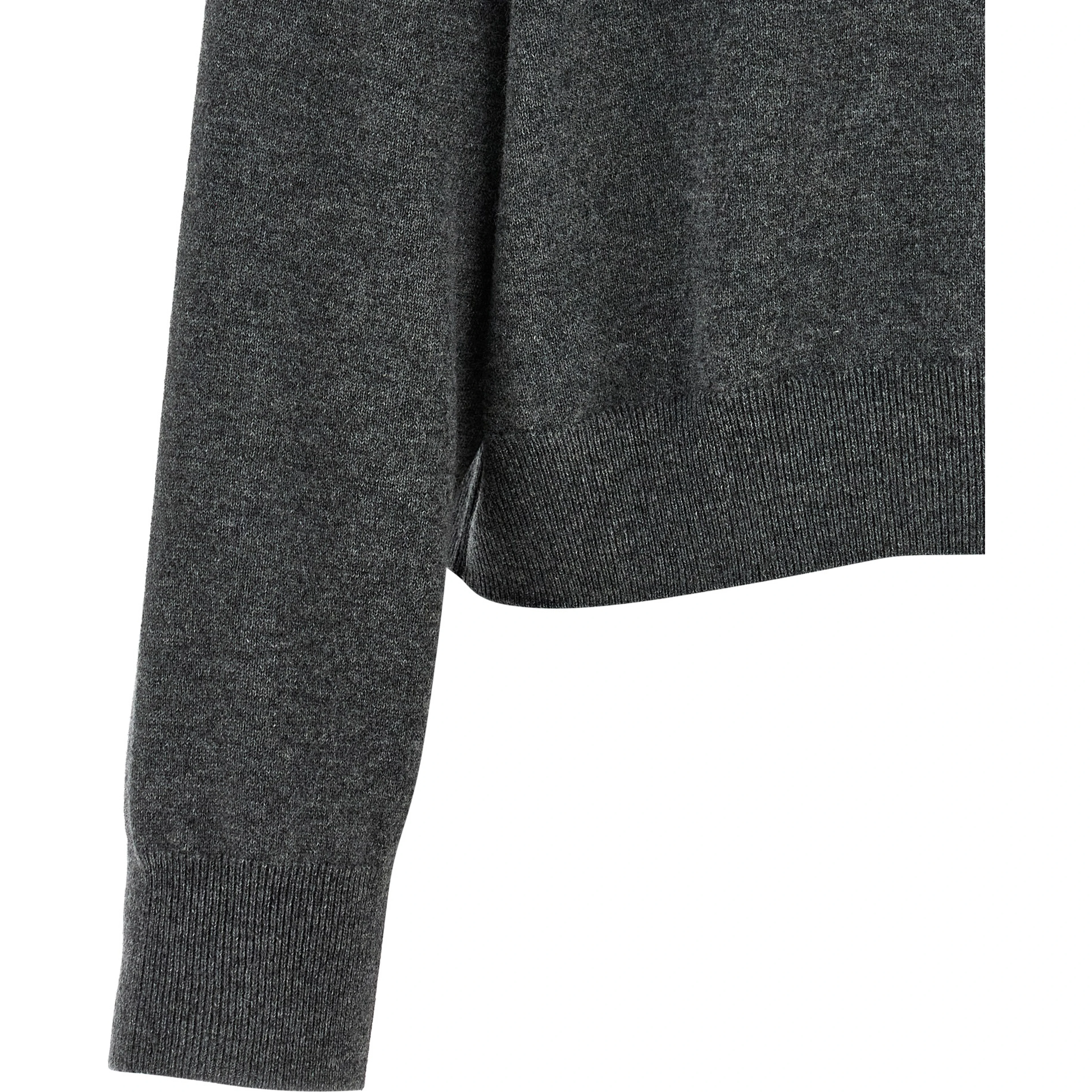 Gray Cashmere Cardigan