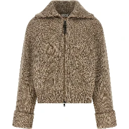 Beige Cashmere Cardigan