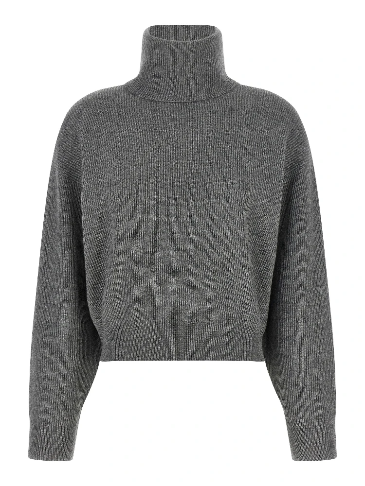 Gray Virgin Wool Cardigan