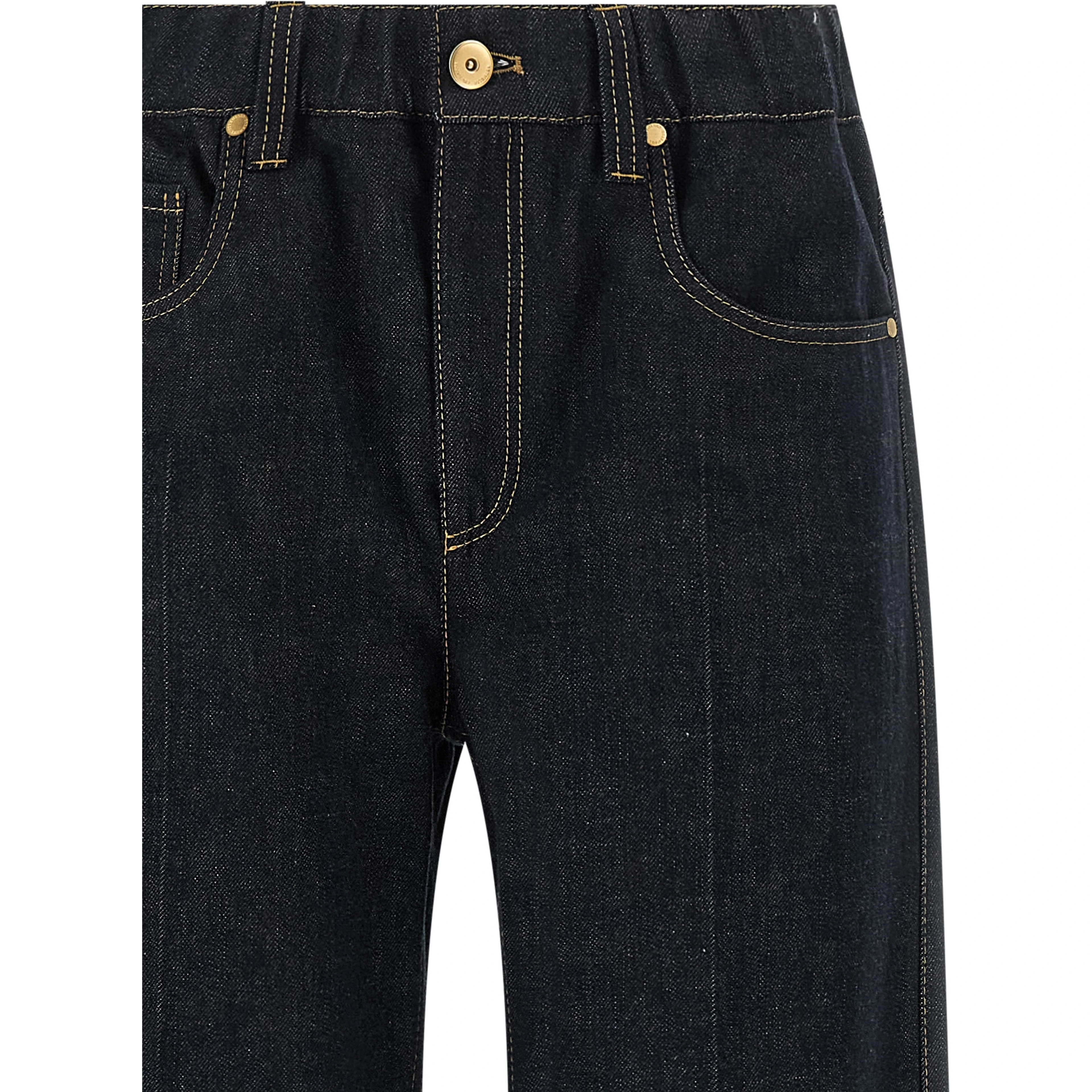 Blue Cotton Jeans Denim