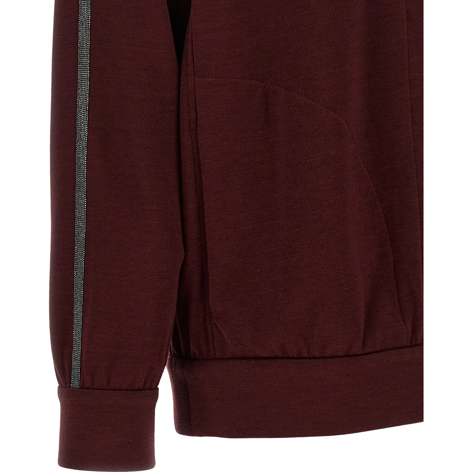 Bordeaux Cotton Sweatshirt