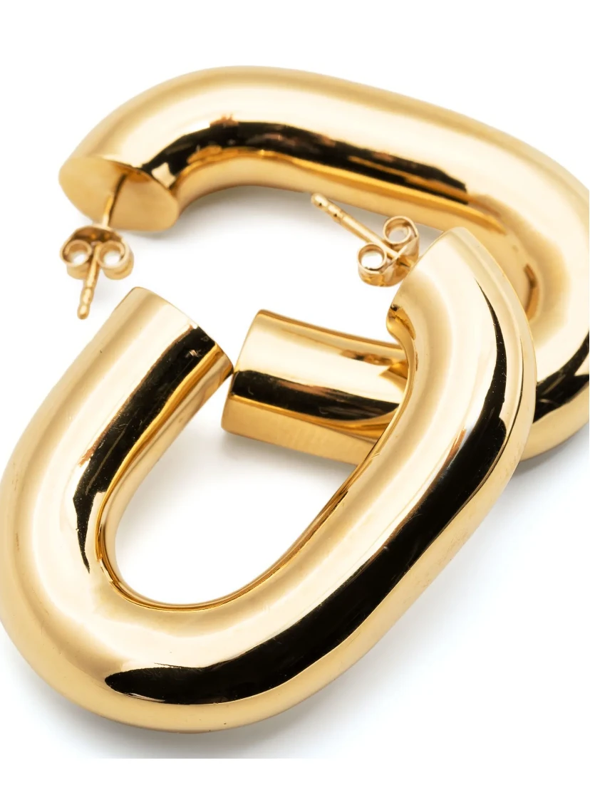 Gold Brass Earrings