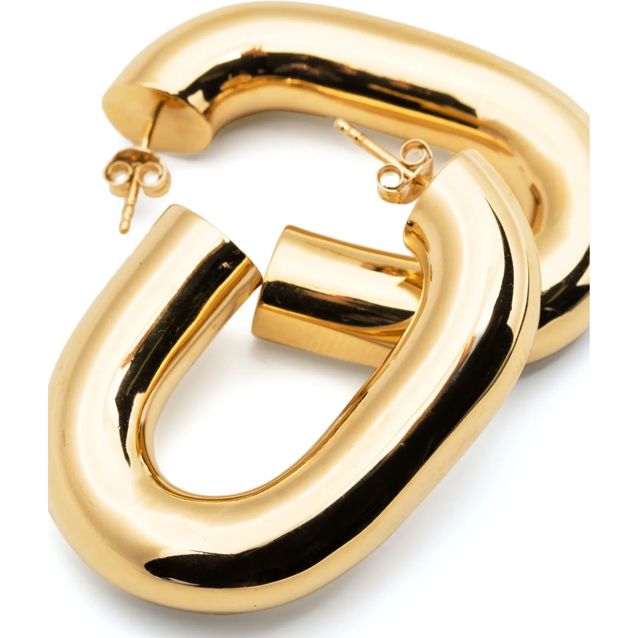Gold Brass Earrings