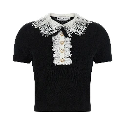 Bicolor Wool Blouse
