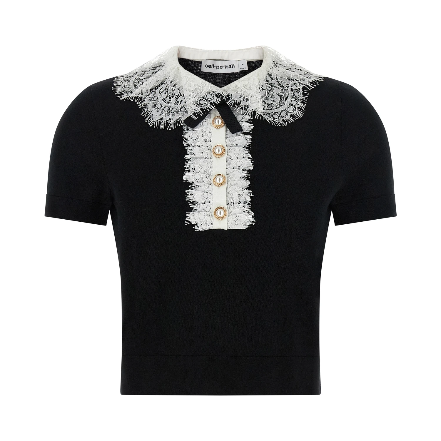 Bicolor Wool Blouse