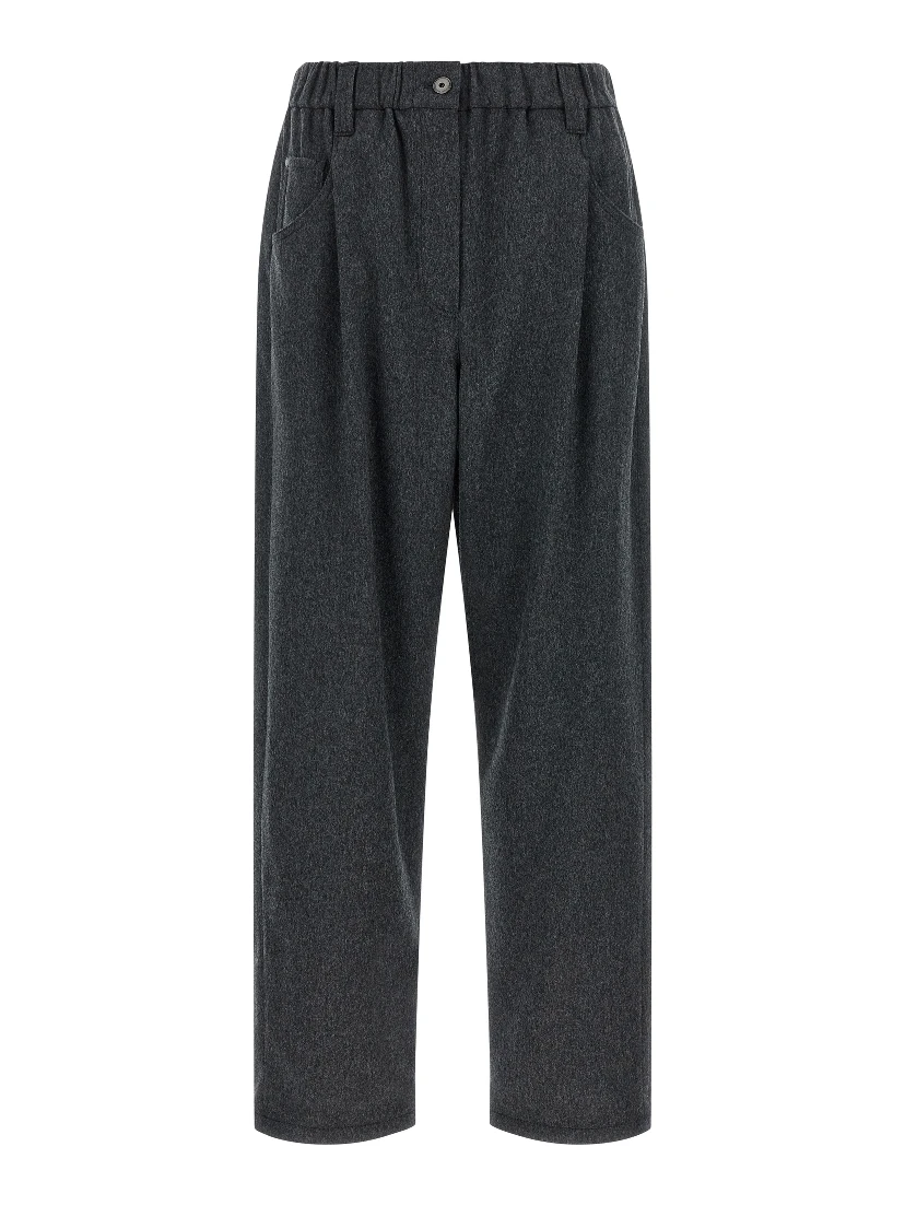Gray Wool Pants