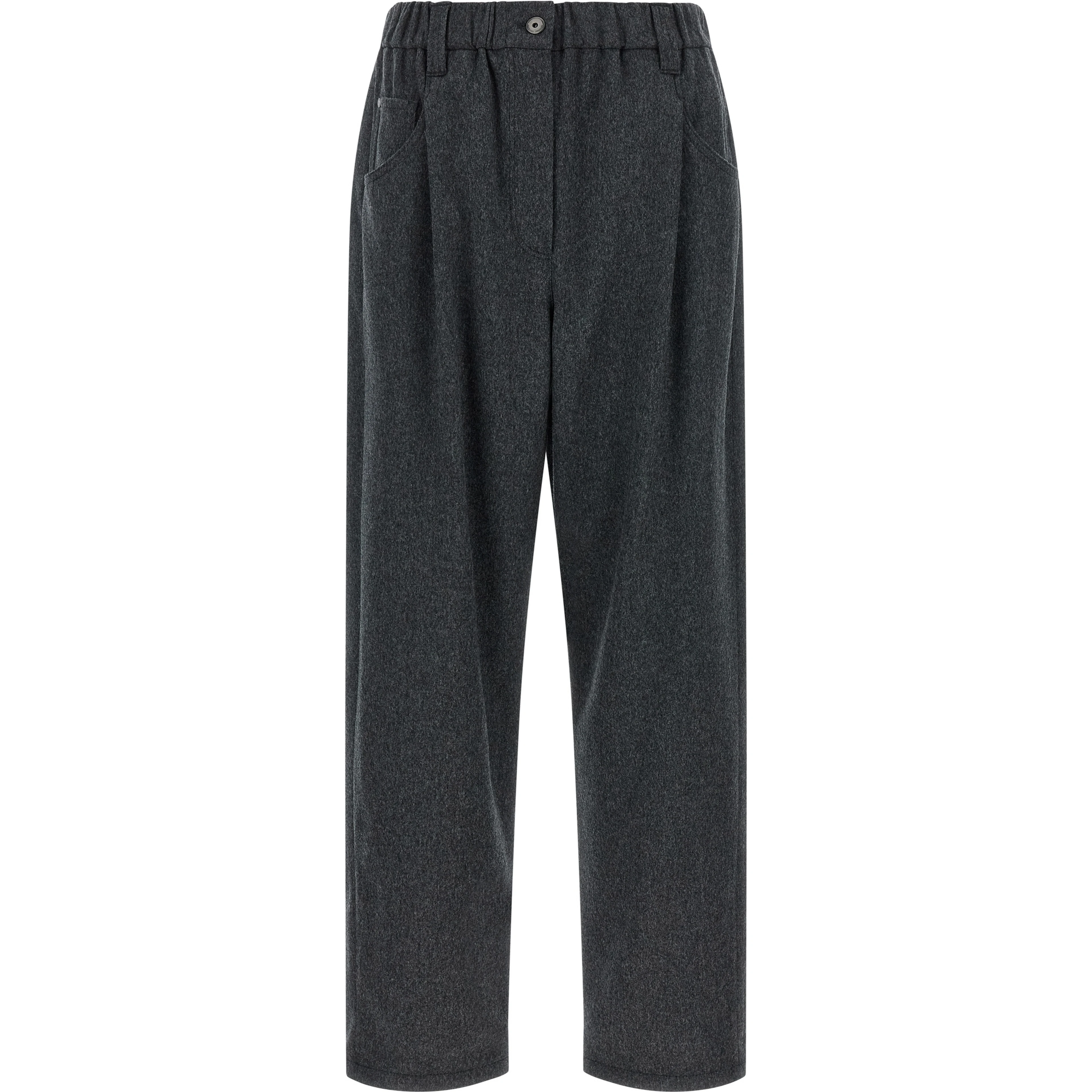 Gray Wool Pants