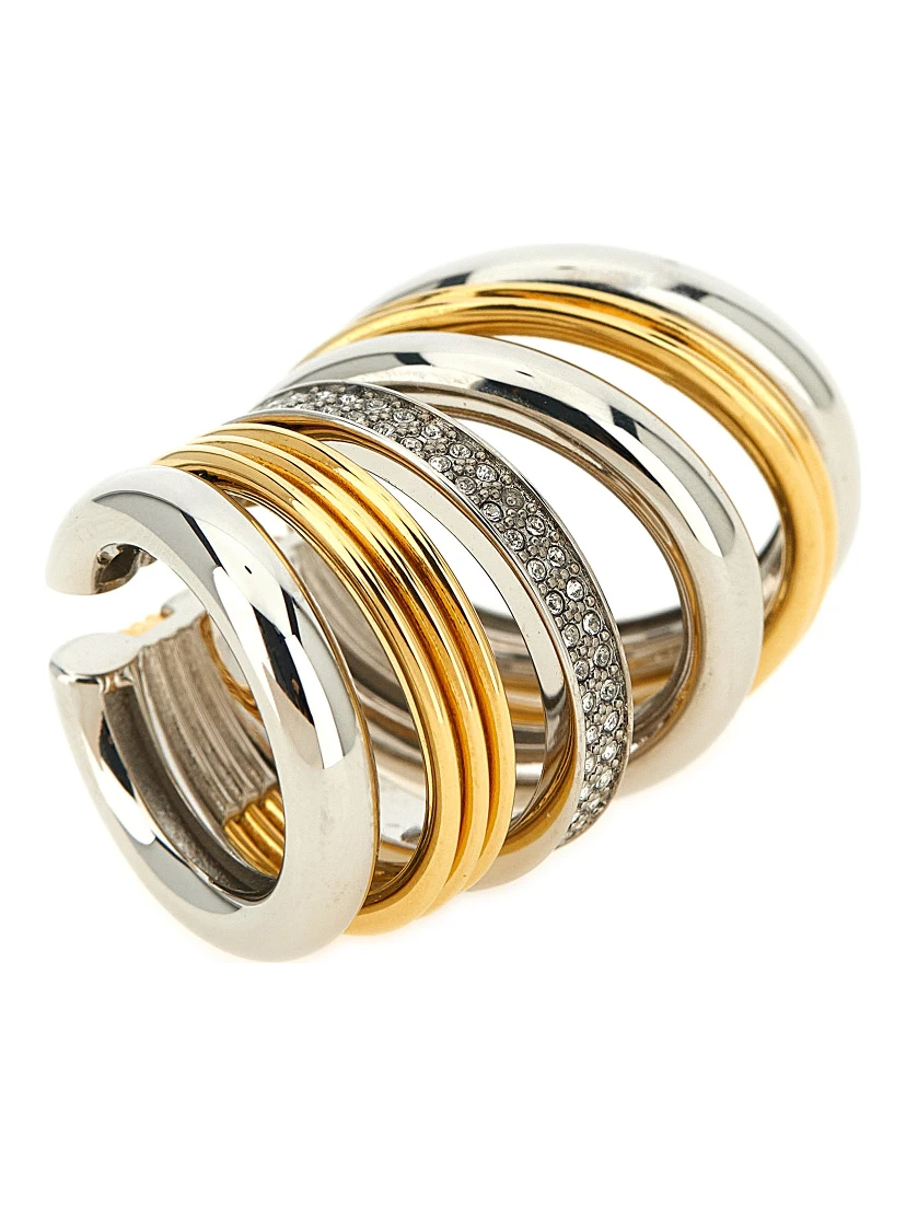 Multicolor Brass Earrings
