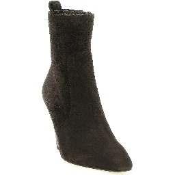 Brown Calfskin Ankle Boots
