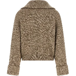 Beige Cashmere Cardigan