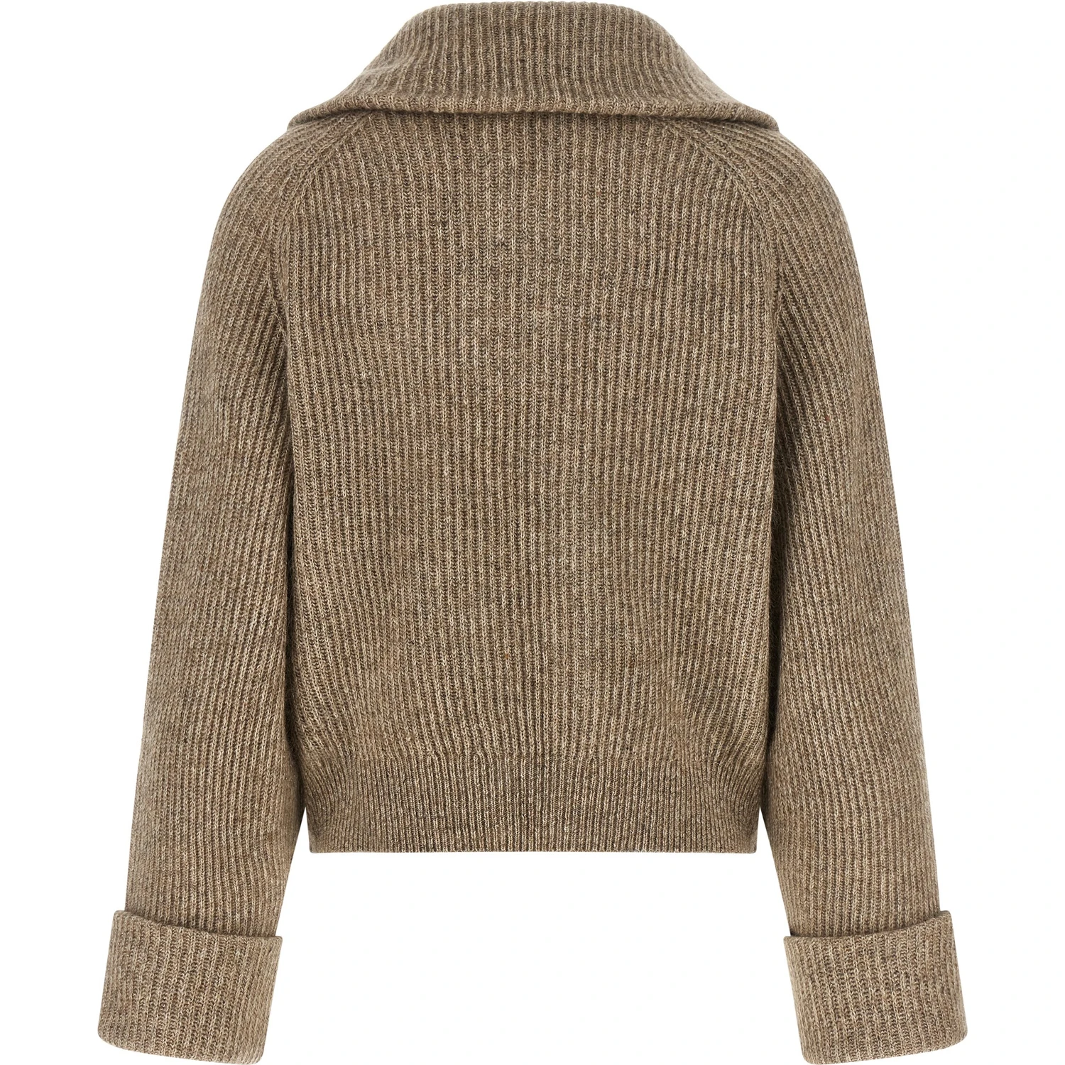 Beige Cashmere Cardigan
