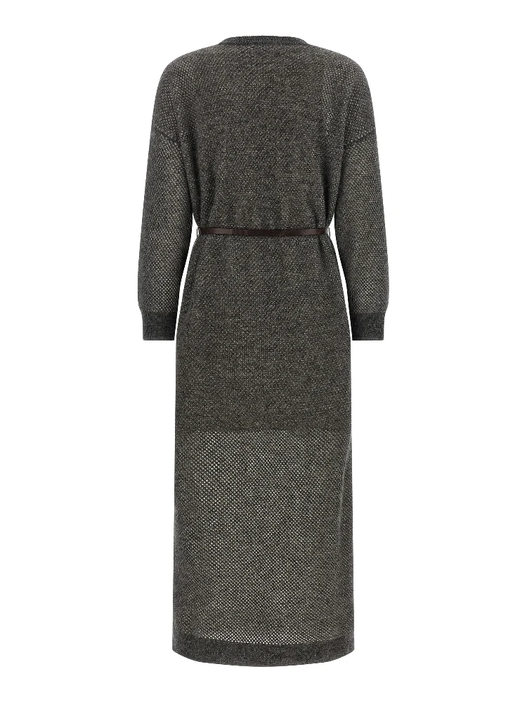 Gray Wool Midi Dress alternative