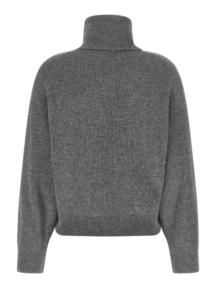 Gray Virgin Wool Cardigan alternative