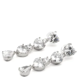 Silver Brass Earrings