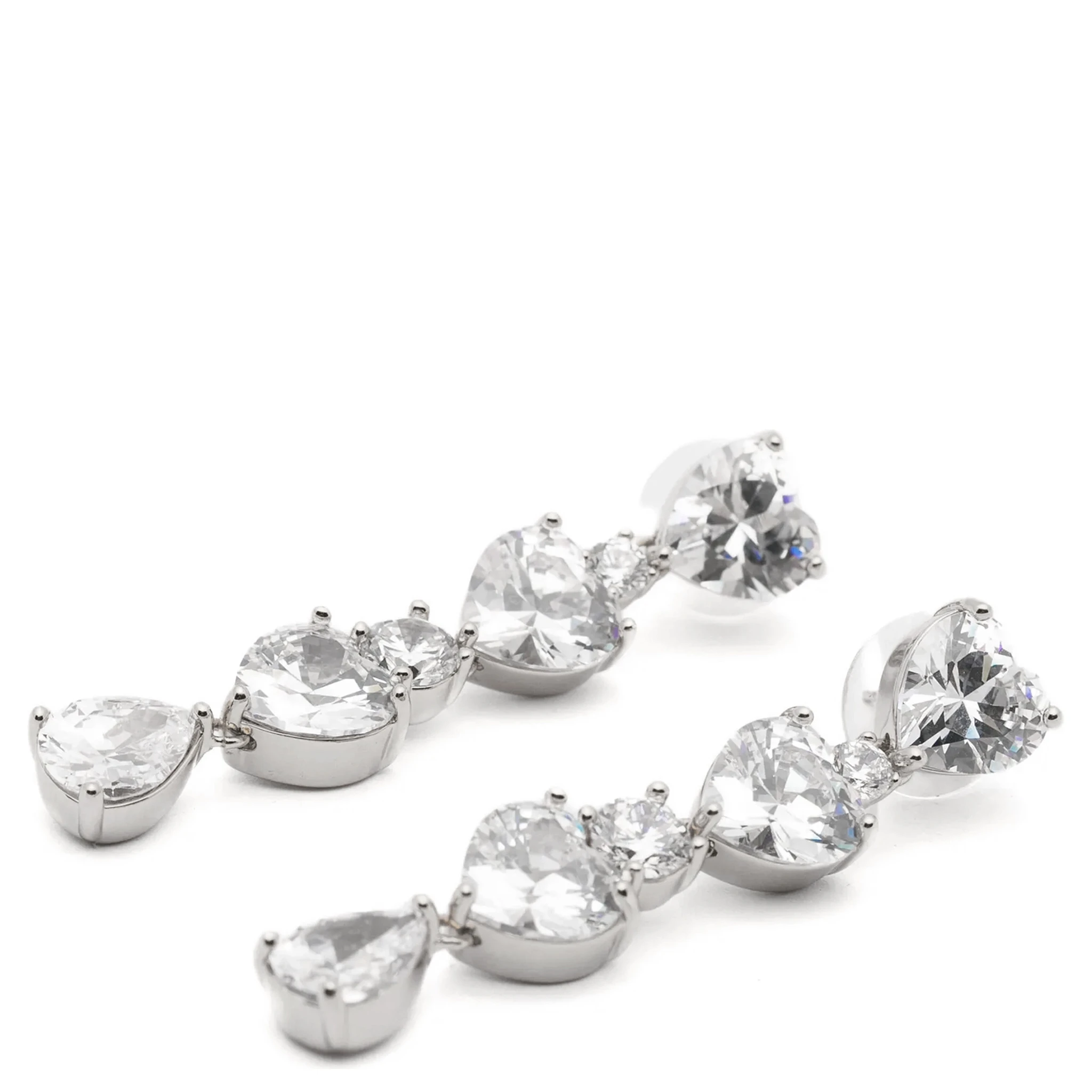 Silver Brass Earrings