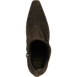 Brown Calfskin Ankle Boots