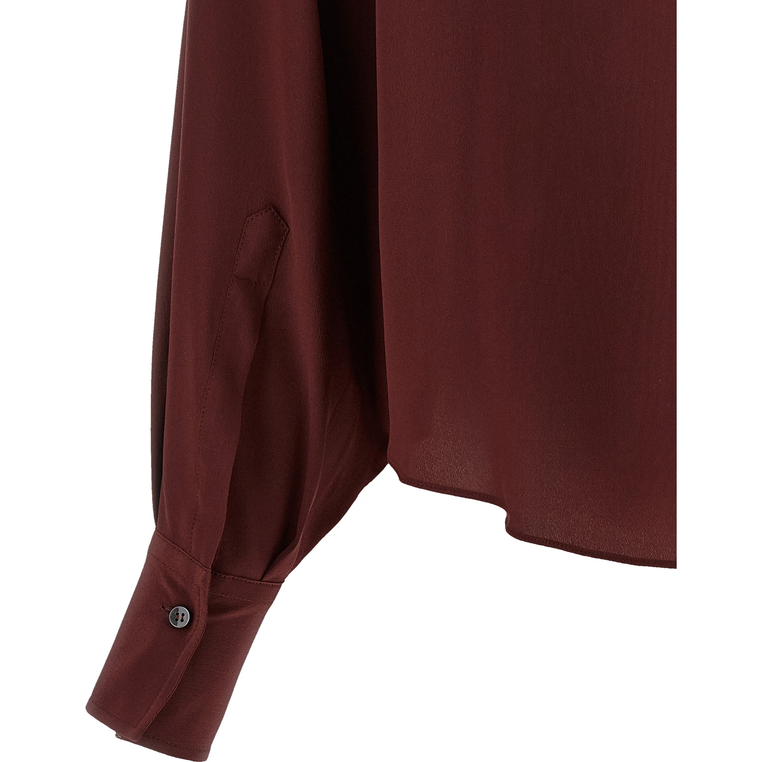 Bordeaux Silk Blouse