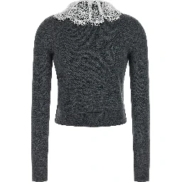 Gray Wool Cardigan