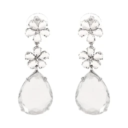 Silver Brass Earrings