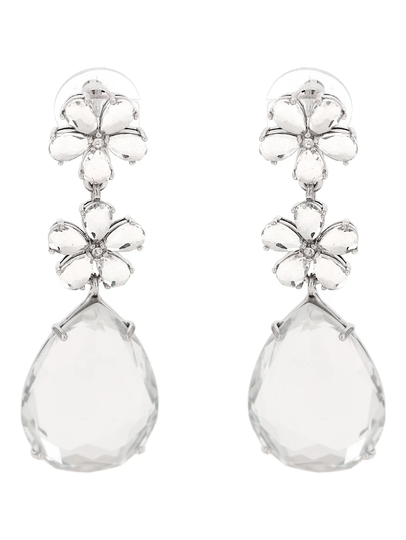 Silver Brass Earrings