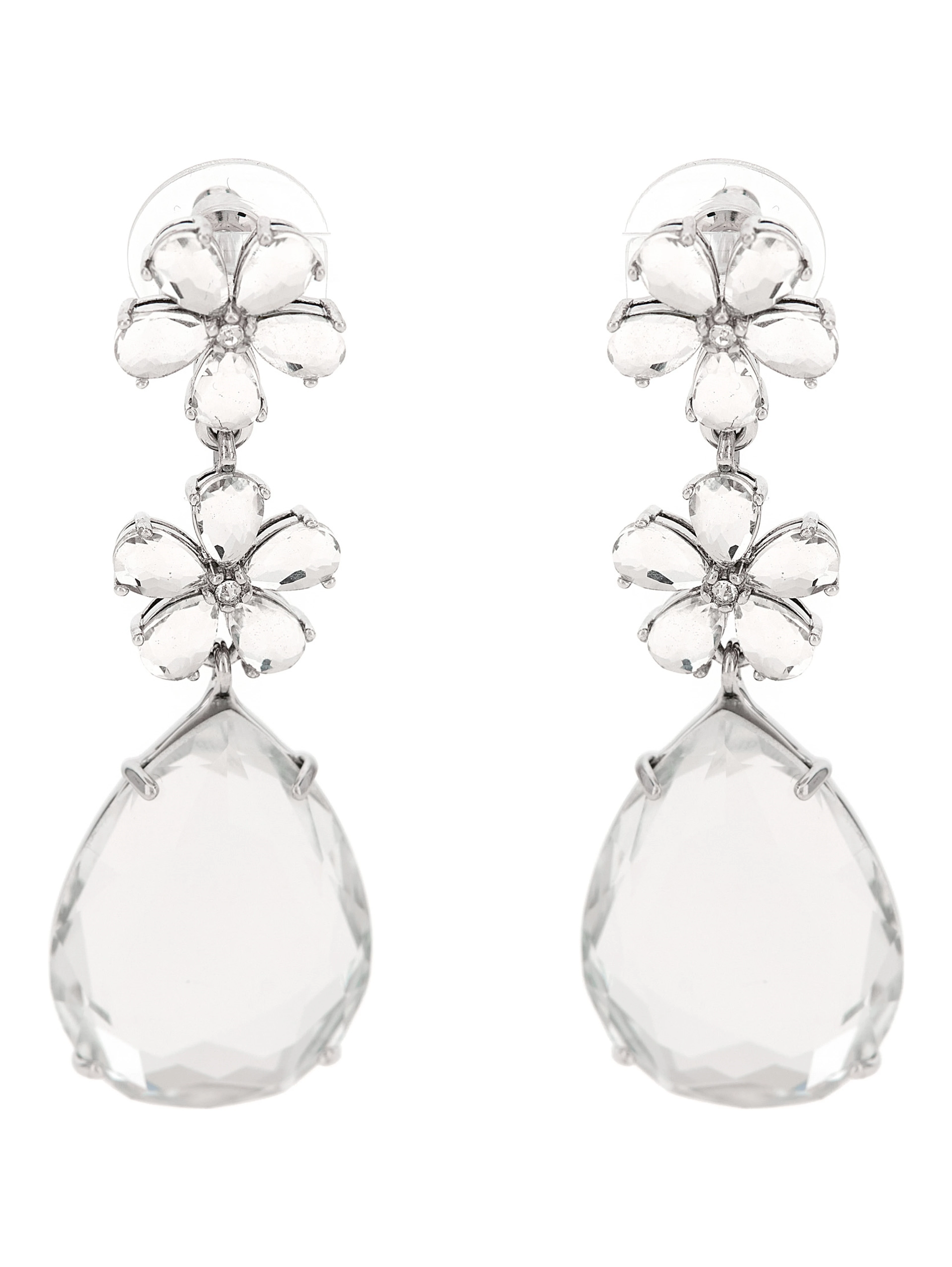 Silver Brass Earrings