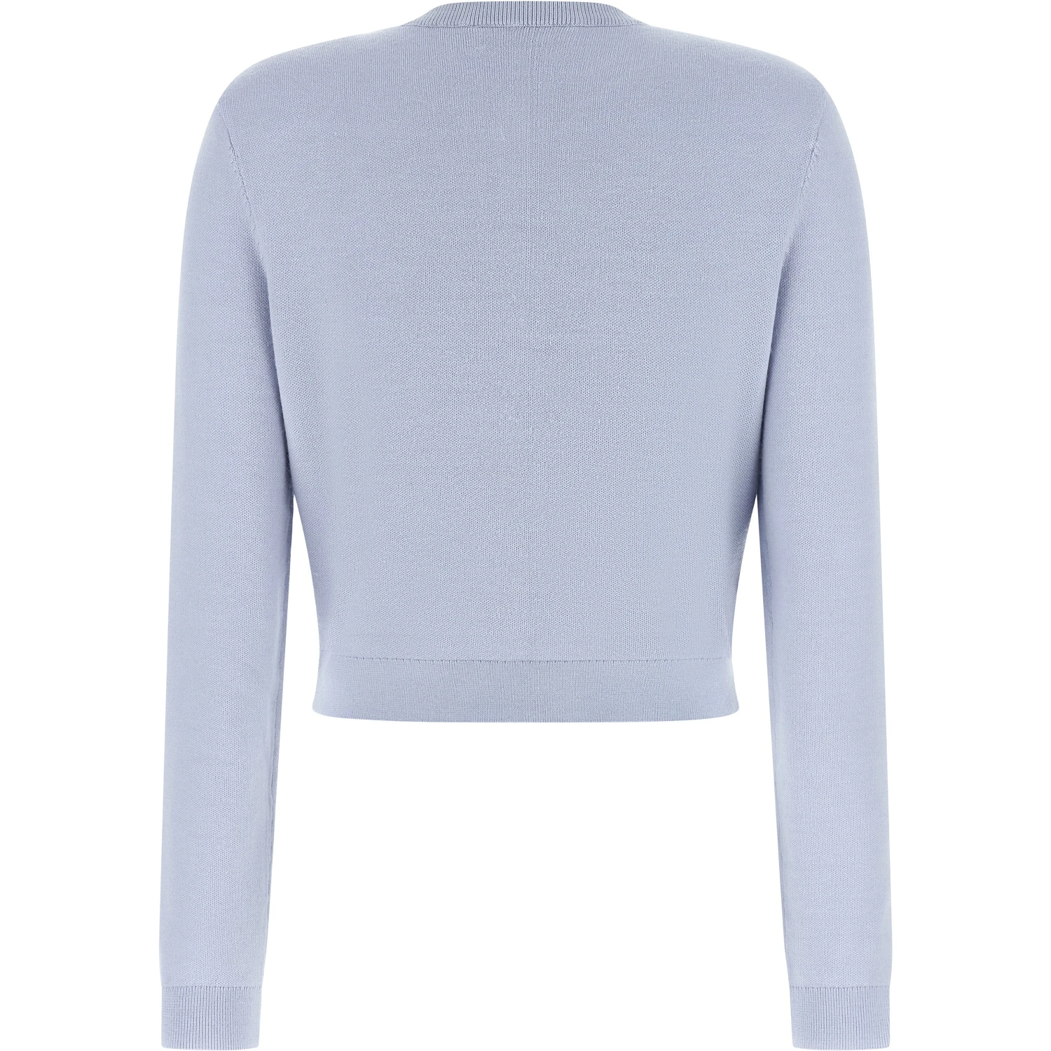 Blue Polyester Cardigan