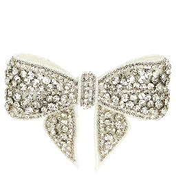 White Polyester Hair Clip