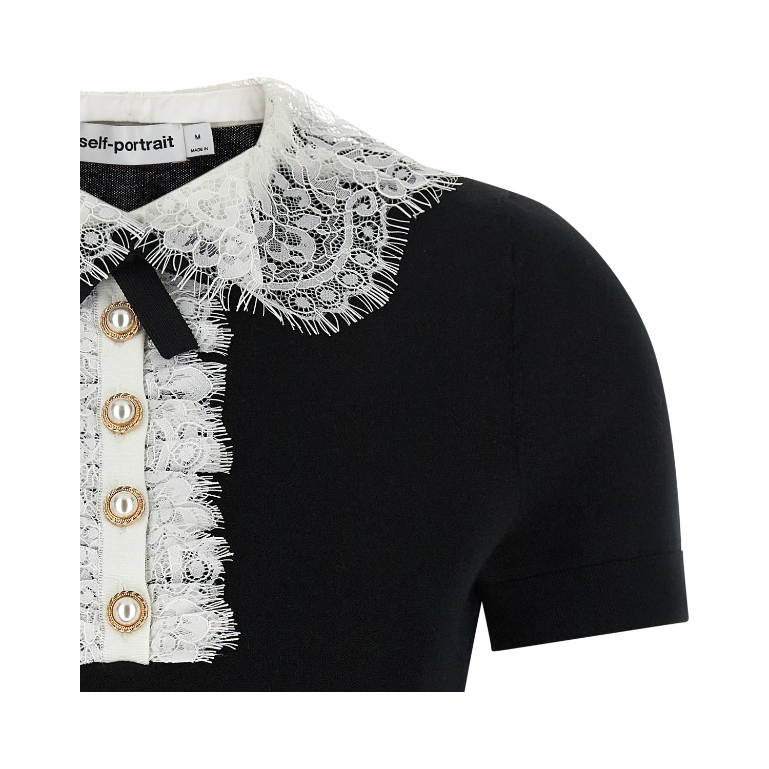 Bicolor Wool Blouse