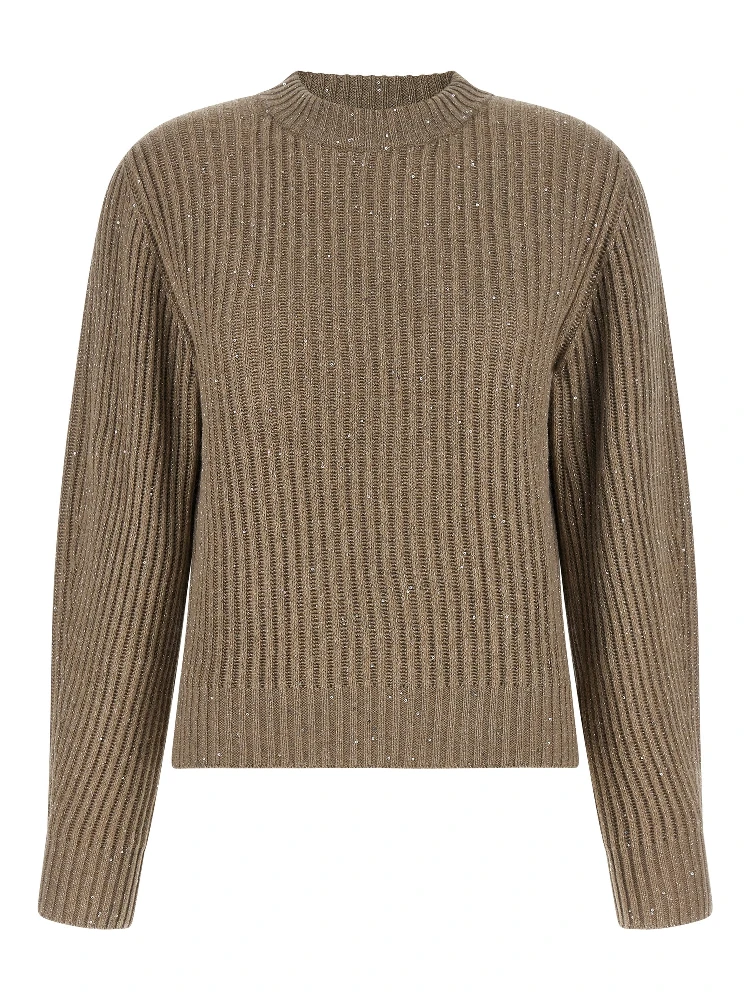 Beige Cashmere Cardigan