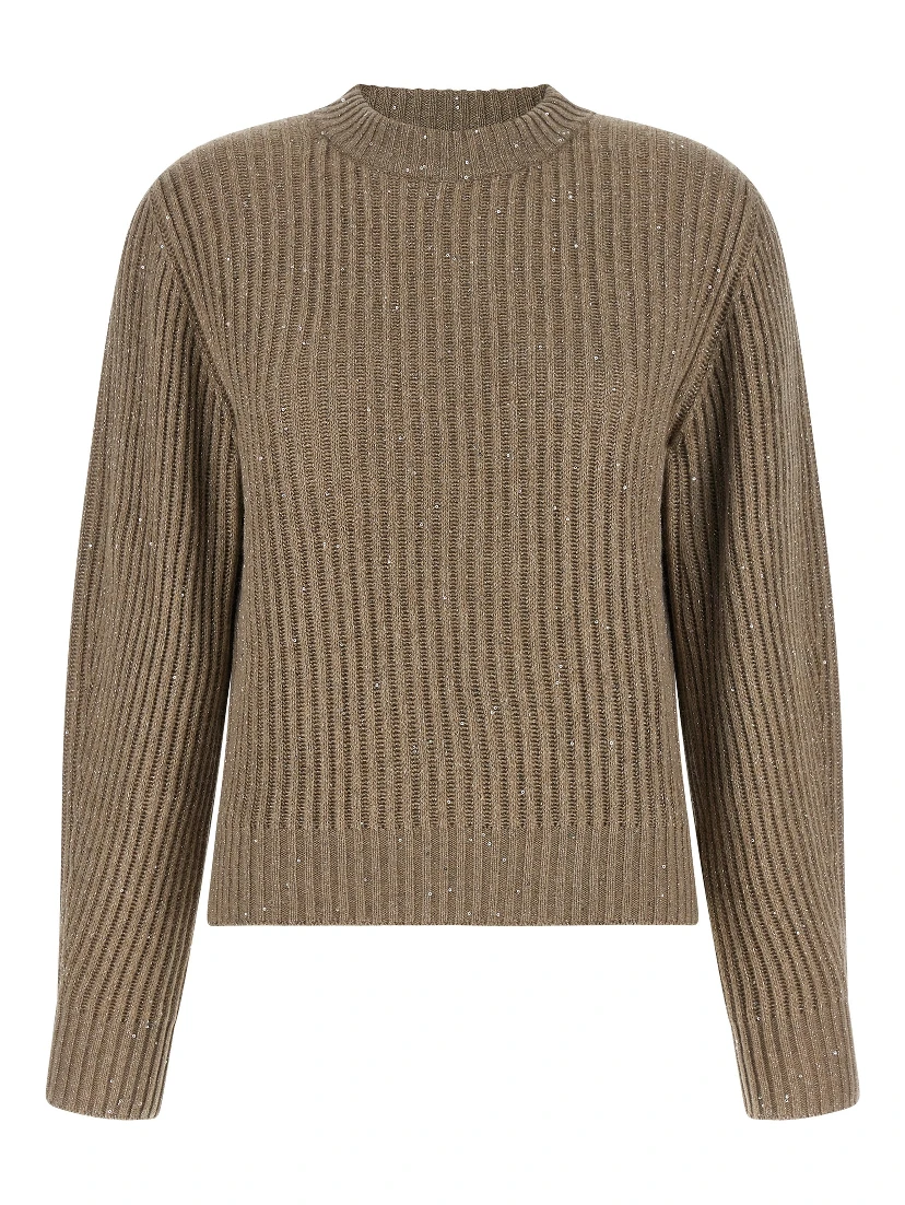 Beige Cashmere Cardigan