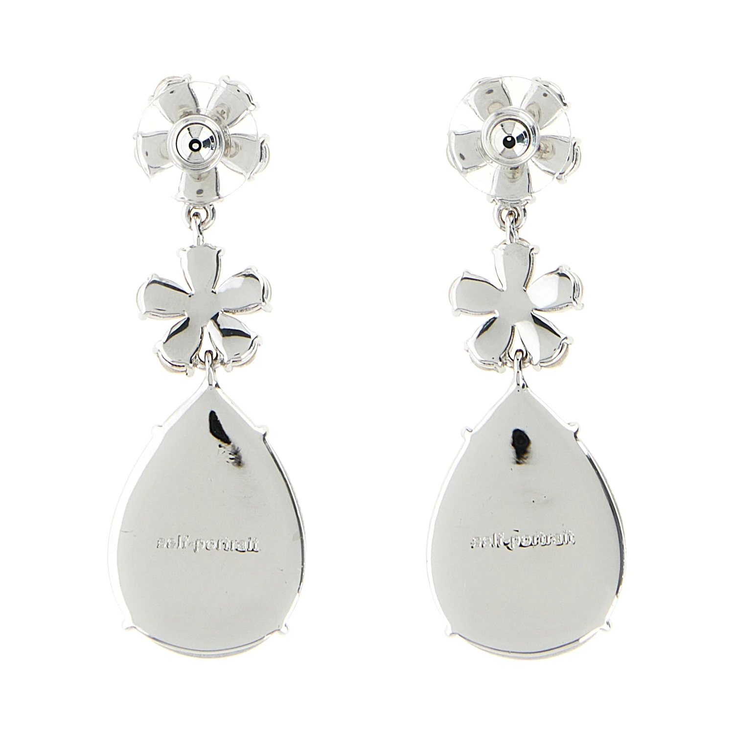 Silver Brass Earrings