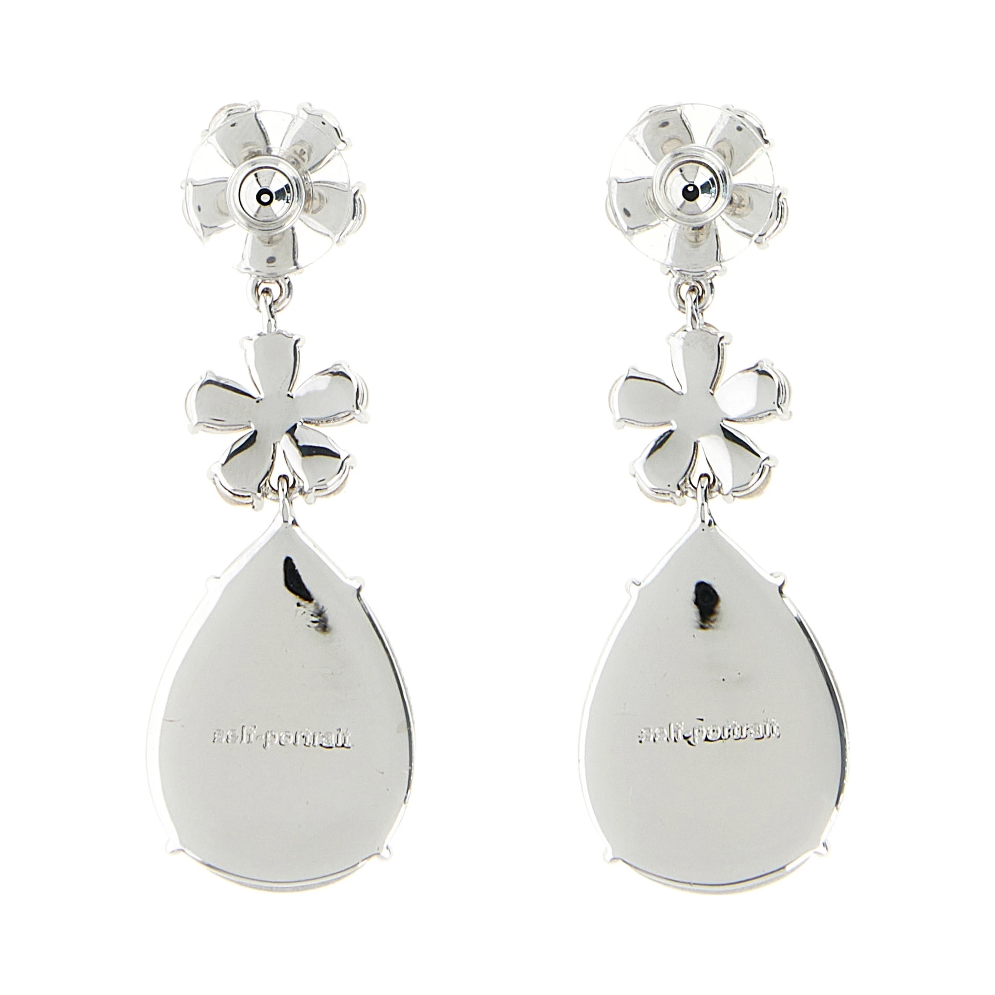 Silver Brass Earrings