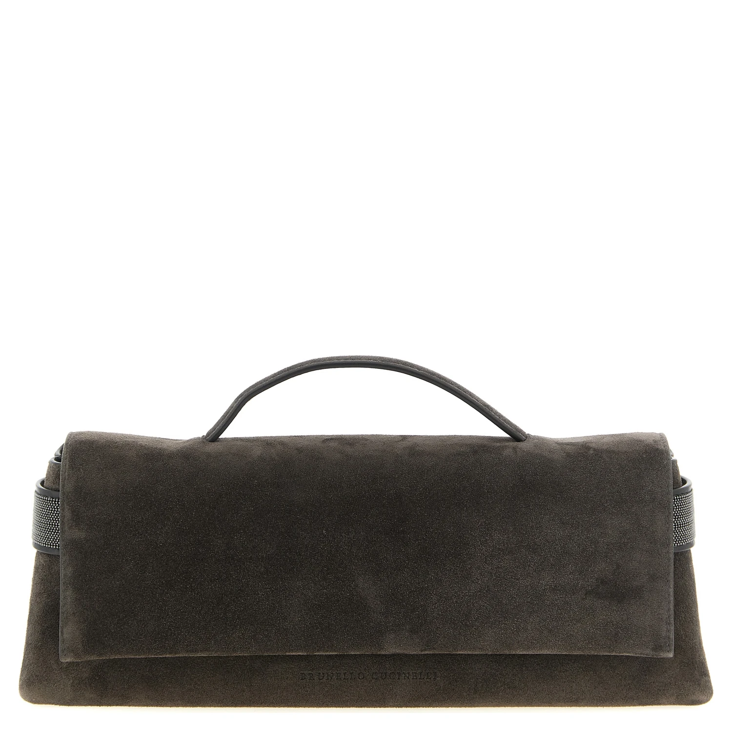 Brown Calfskin Clutch Bag