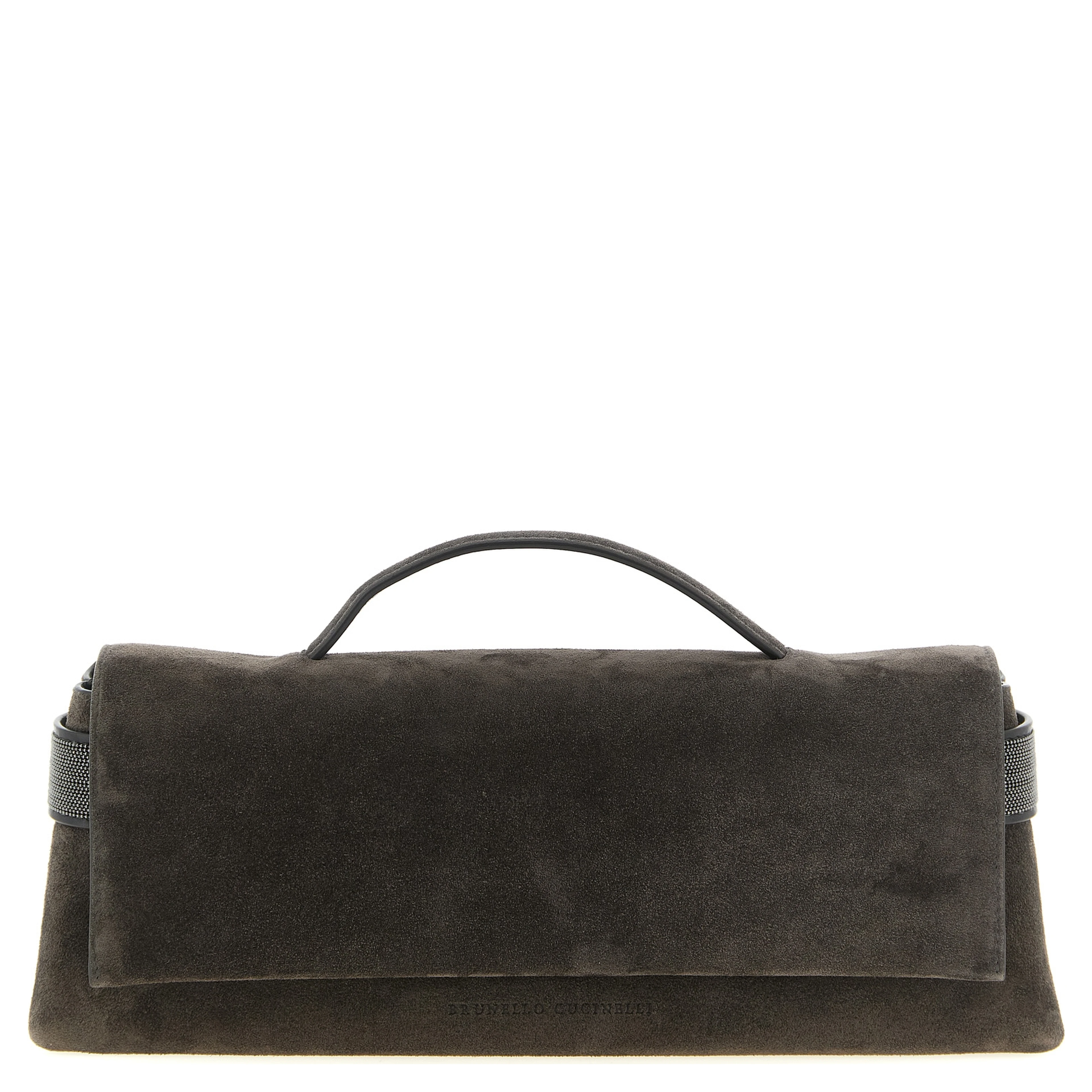Brown Calfskin Clutch Bag