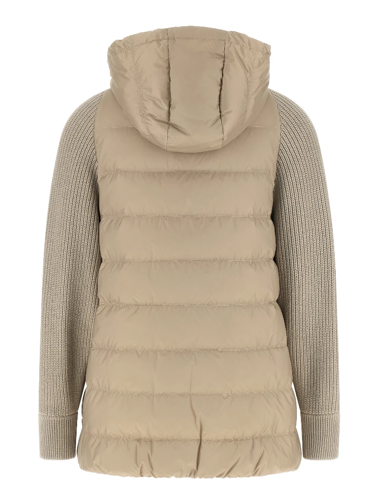 Beige Polyester Full-Length Jacket alternative