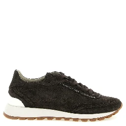 Brown Calfskin Sneakers