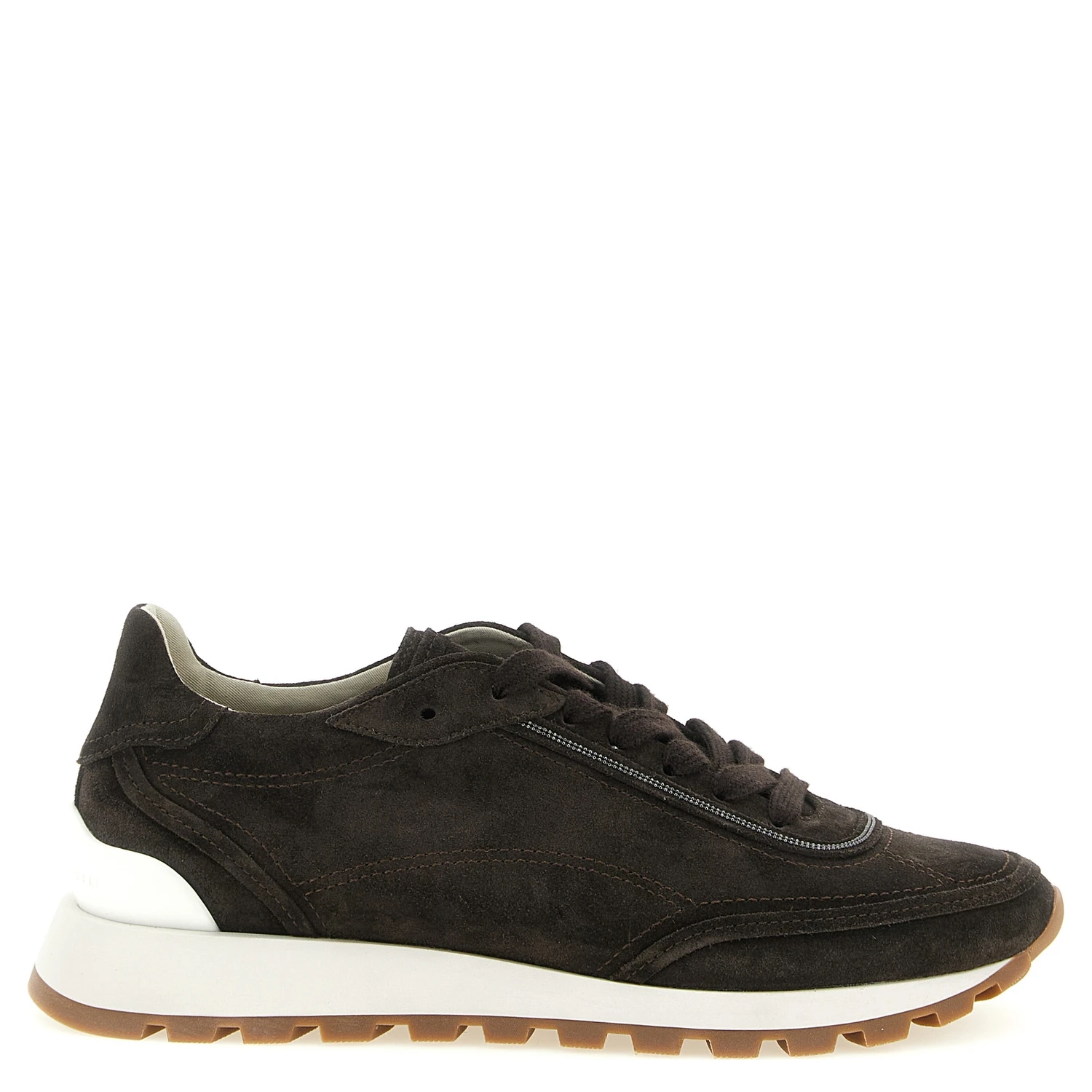 Brown Calfskin Sneakers