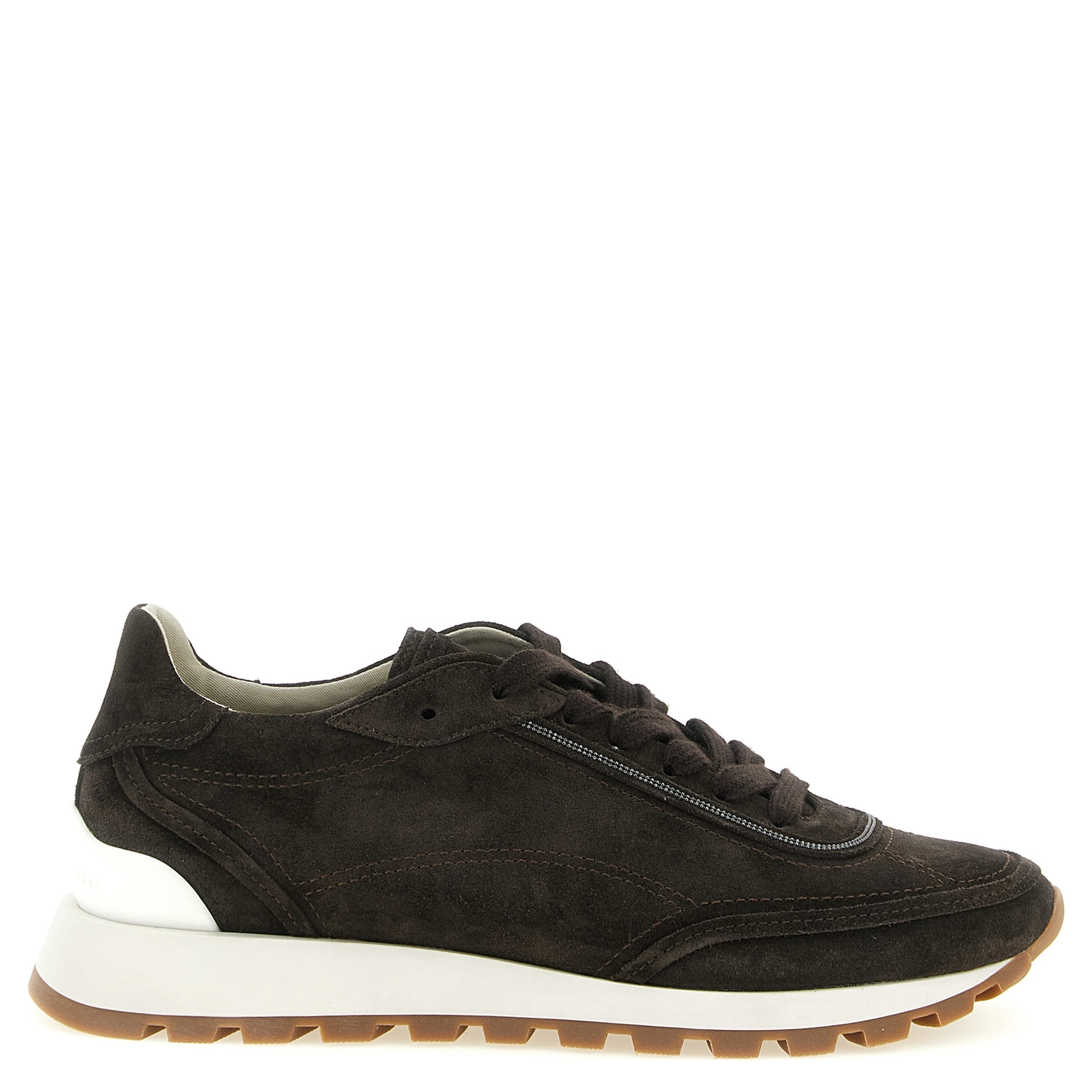 Brown Calfskin Sneakers