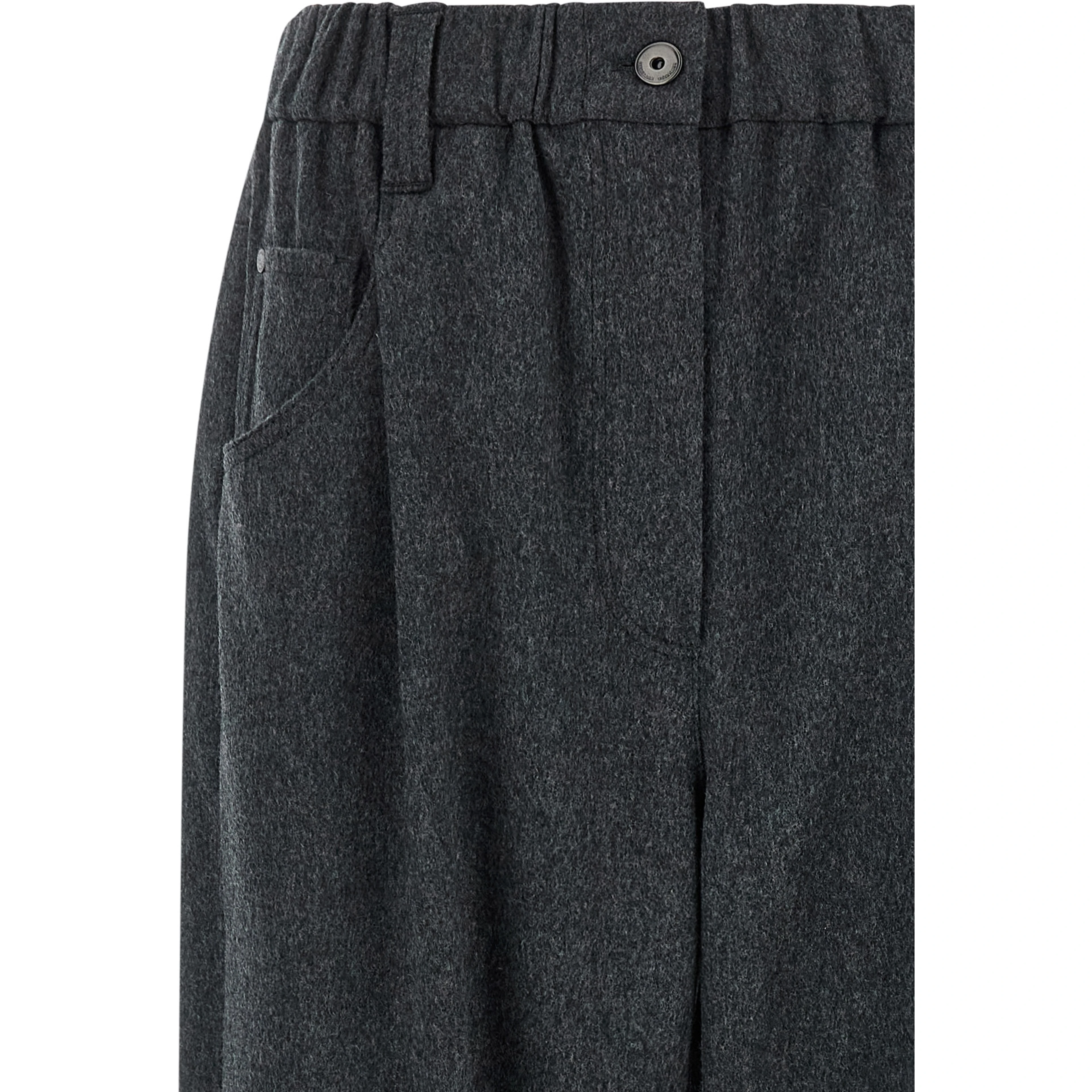 Gray Wool Pants