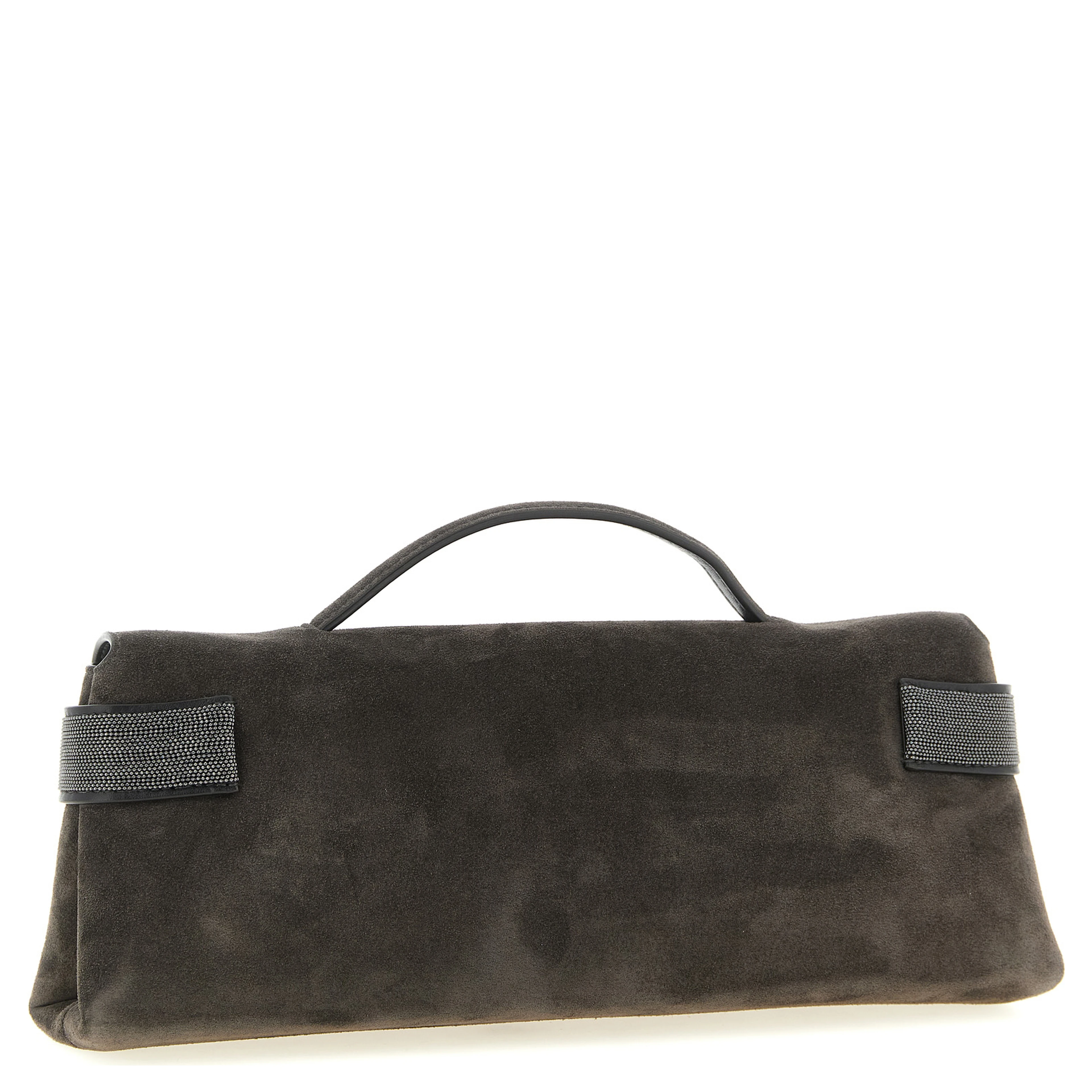 Brown Calfskin Clutch Bag