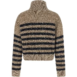 Multicolor Wool Cardigan