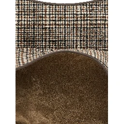 Brown Alpaca Leather Tote Bag