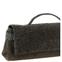 Brown Calfskin Clutch Bag