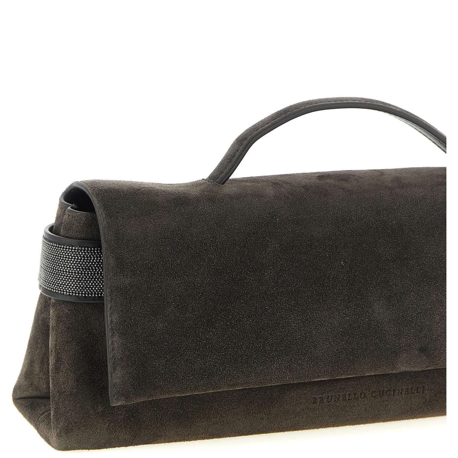 Brown Calfskin Clutch Bag