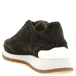Brown Calfskin Sneakers