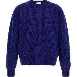 Blue Wool Cardigan