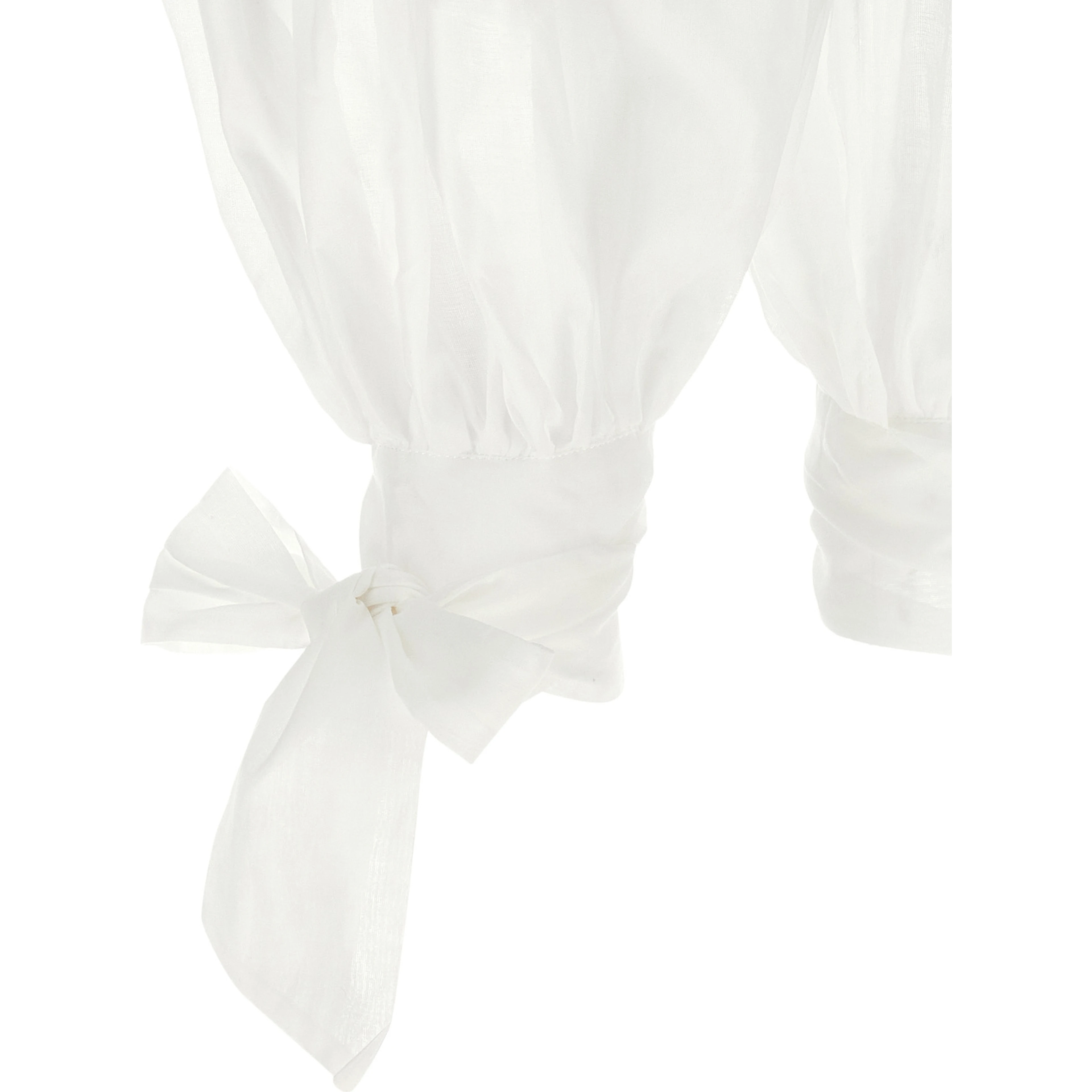 White Cotton Casual Pants
