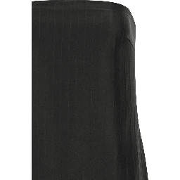 Black Viscose Midi Dress