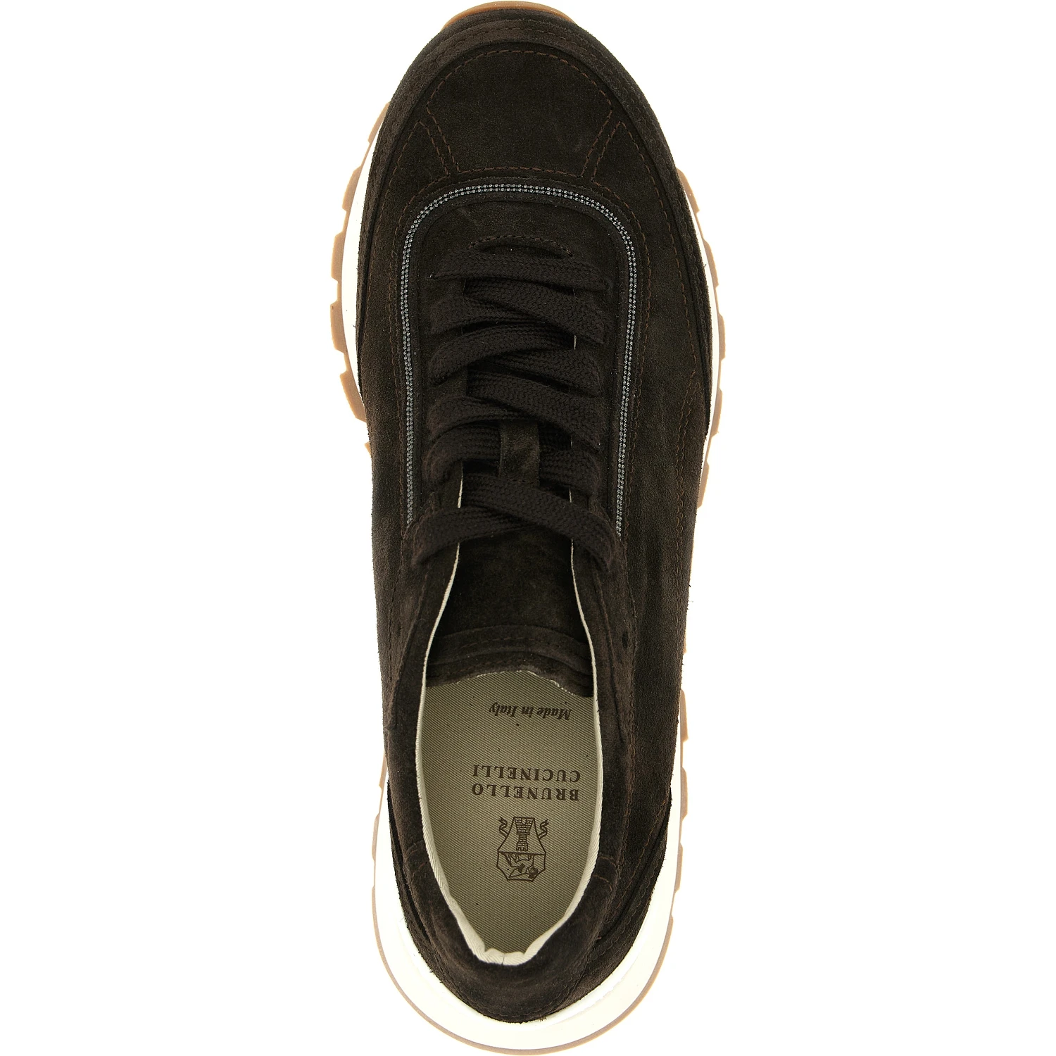Brown Calfskin Sneakers
