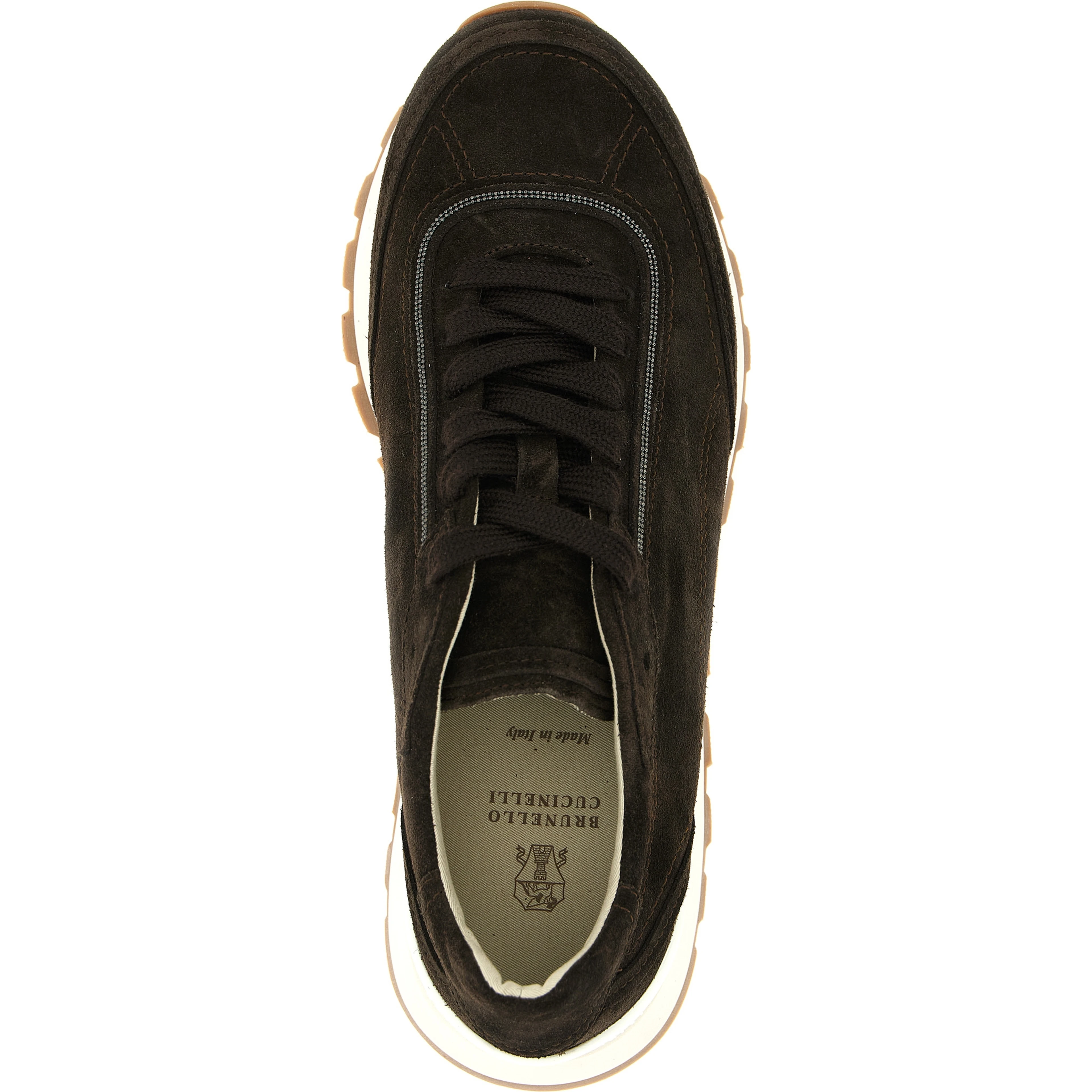 Brown Calfskin Sneakers